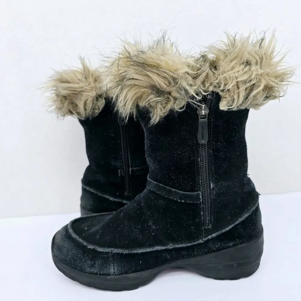 Sorel Northern Lite Tall Boots Leather Suede Black 7